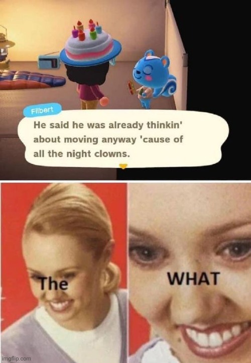 TF are night clowns-- | made w/ Imgflip meme maker