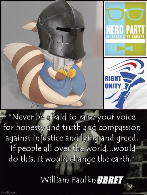 William Faulknurret Blank Meme Template