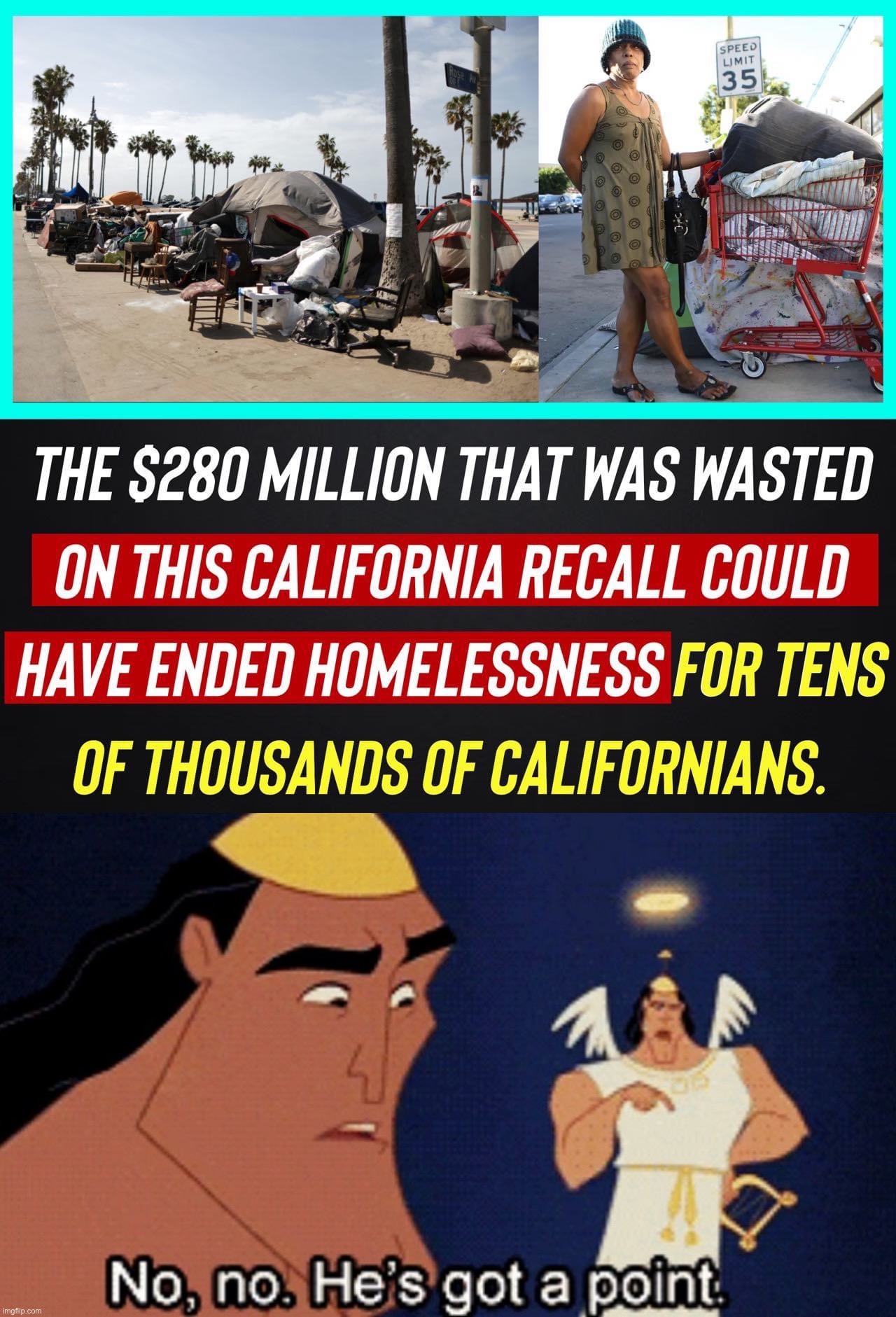 Troll of the Day: The California recall system | image tagged in california recall,no no he s got a point,california,election,governor,recall | made w/ Imgflip meme maker