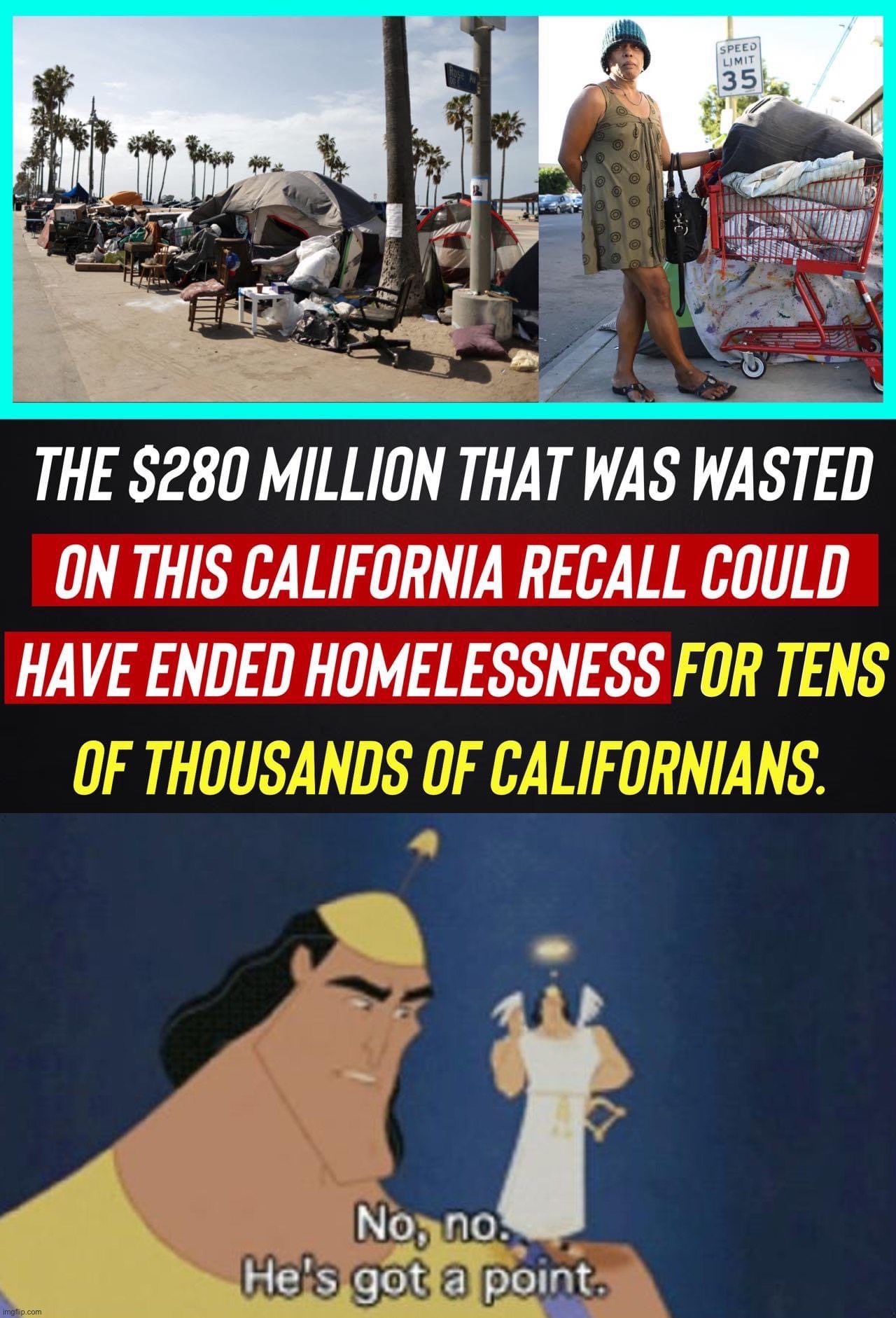 Troll of the Day: The California recall system | image tagged in california recall,no no he's got a point mq redux | made w/ Imgflip meme maker