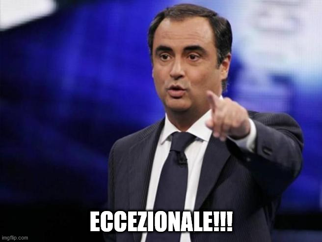 Sandro Piccinini eccezionale | ECCEZIONALE!!! | image tagged in funny | made w/ Imgflip meme maker