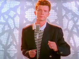 NEVER GONNA GIVE U UP Blank Meme Template
