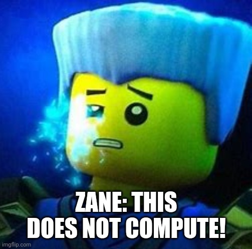THIS DOES NOT COMPUTE | ZANE: THIS DOES NOT COMPUTE! | image tagged in this does not compute | made w/ Imgflip meme maker