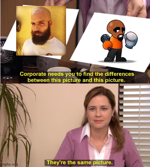 I CANT TELL WHOS WHO AAAAAAAAAAAH | image tagged in memes,they're the same picture | made w/ Imgflip meme maker