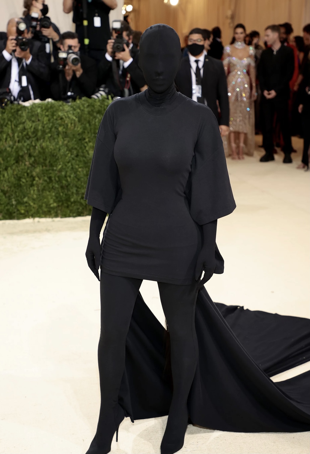 High Quality Metgala kim k 2021 Blank Meme Template