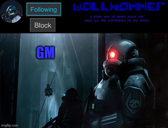 wallhammer | GM | image tagged in wallhammer | made w/ Imgflip meme maker