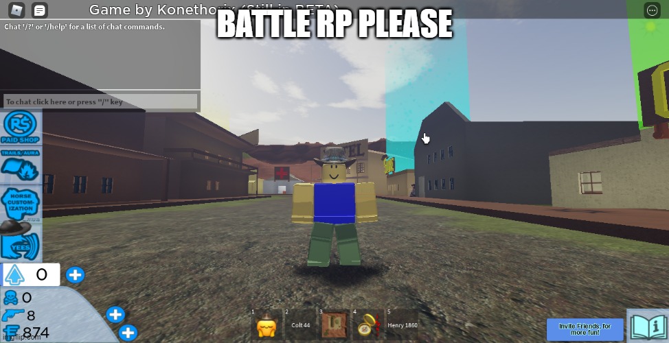 cowboy | BATTLE RP PLEASE | image tagged in cowboy | made w/ Imgflip meme maker