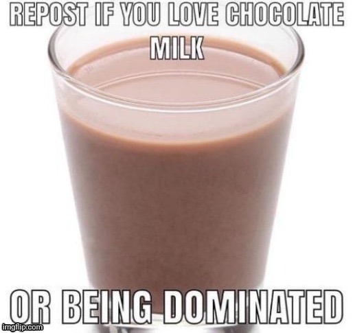 CUZ THE CHOCOLATE MILKKKKK I WILL NEVER BE DOMINATED IM DA BEST AT VIDEO GAMES *trying to pretend idk what they mean* | made w/ Imgflip meme maker