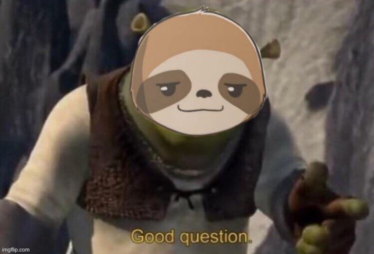 Sloth good question 2 | image tagged in sloth hood question | made w/ Imgflip meme maker