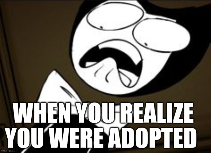 hello | WHEN YOU REALIZE YOU WERE ADOPTED | made w/ Imgflip meme maker