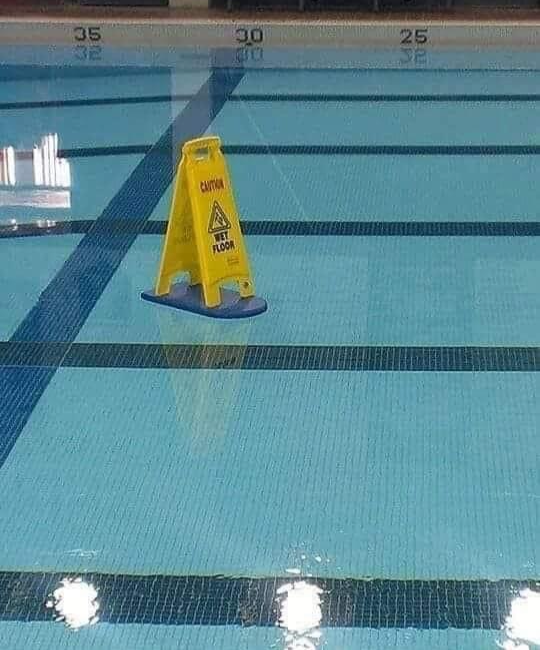 High Quality Caution wet floor Blank Meme Template