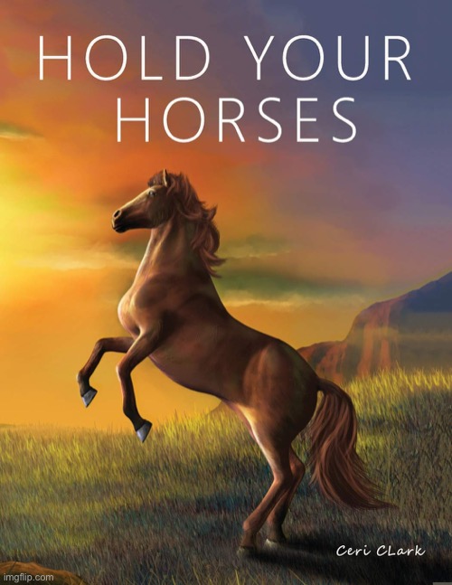 Hold your horses | image tagged in hold your horses | made w/ Imgflip meme maker