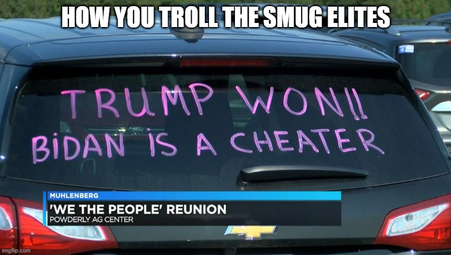 HOW YOU TROLL THE SMUG ELITES | made w/ Imgflip meme maker