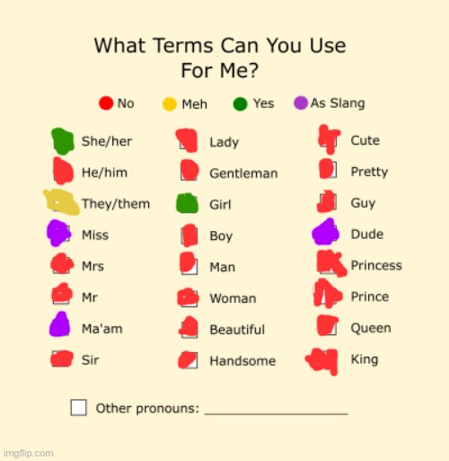 Respect my pronouns | image tagged in lgbtq | made w/ Imgflip meme maker