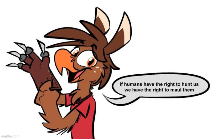 True | image tagged in furry,hunt | made w/ Imgflip meme maker