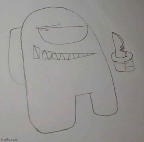 Another amogus drawing | made w/ Imgflip meme maker