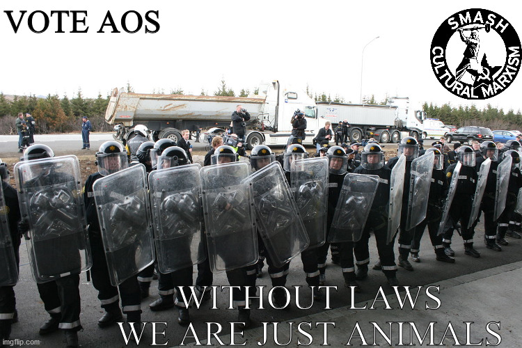 VOTE AOS; WITHOUT LAWS WE ARE JUST ANIMALS | made w/ Imgflip meme maker