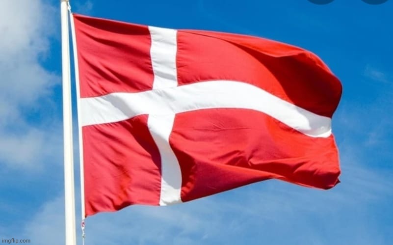 Danish Flag | image tagged in danish flag | made w/ Imgflip meme maker