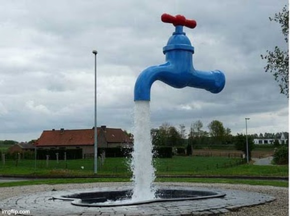 Calgary's Giant Floating Faucet | image tagged in awesome,unfunny | made w/ Imgflip meme maker