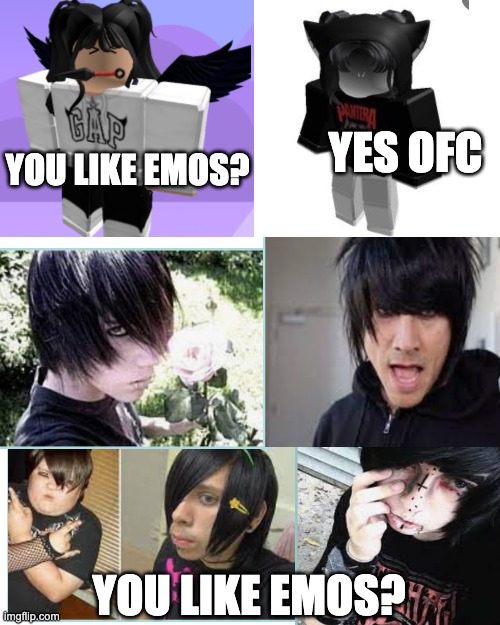 Create meme roblox hair, hair , emo hair - Pictures - Meme