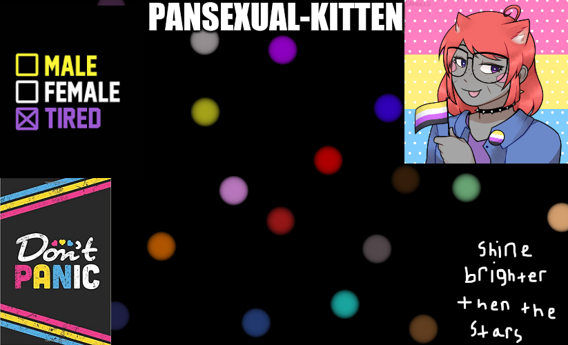 High Quality ~Pansexual-kitten~ Blank Meme Template