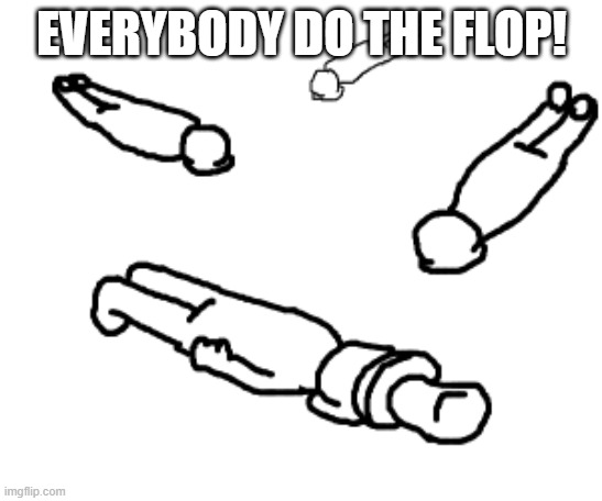 Everybody do the flop! | EVERYBODY DO THE FLOP! | image tagged in everybody do the flop | made w/ Imgflip meme maker