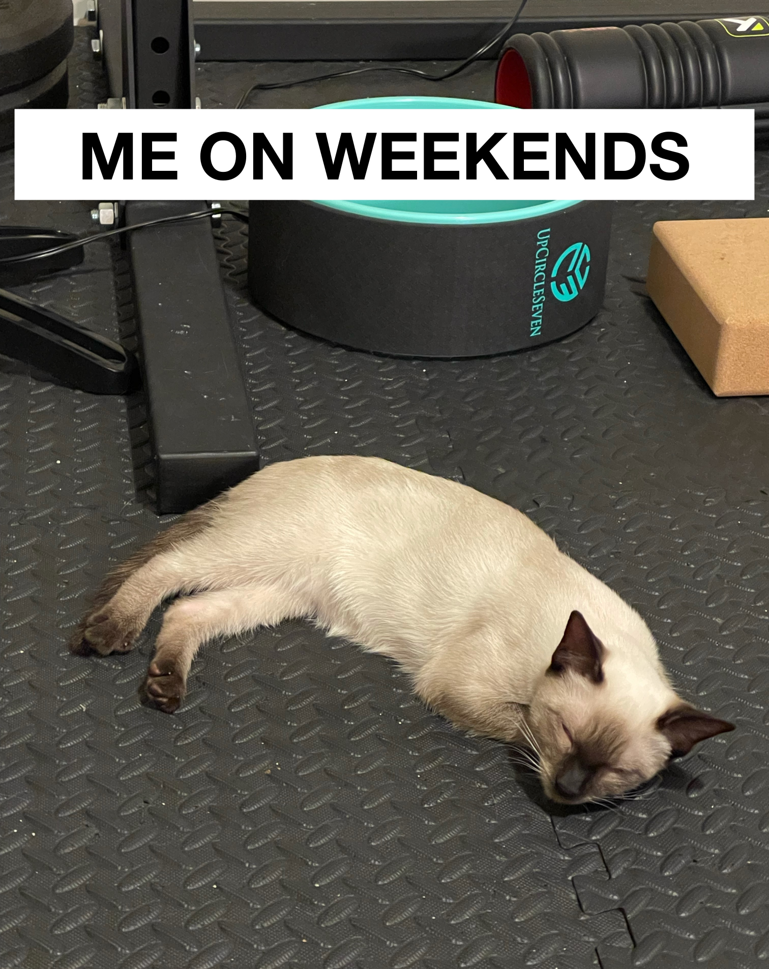 High Quality Me on weekends Blank Meme Template