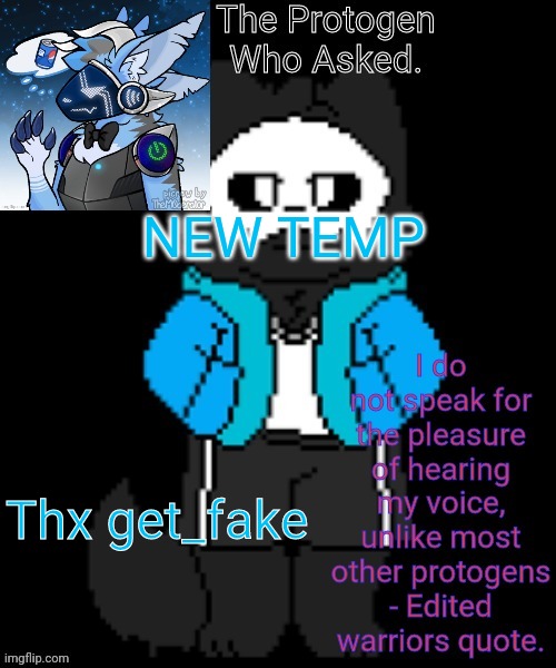 Protogen template | NEW TEMP; Thx get_fake | image tagged in protogen template | made w/ Imgflip meme maker