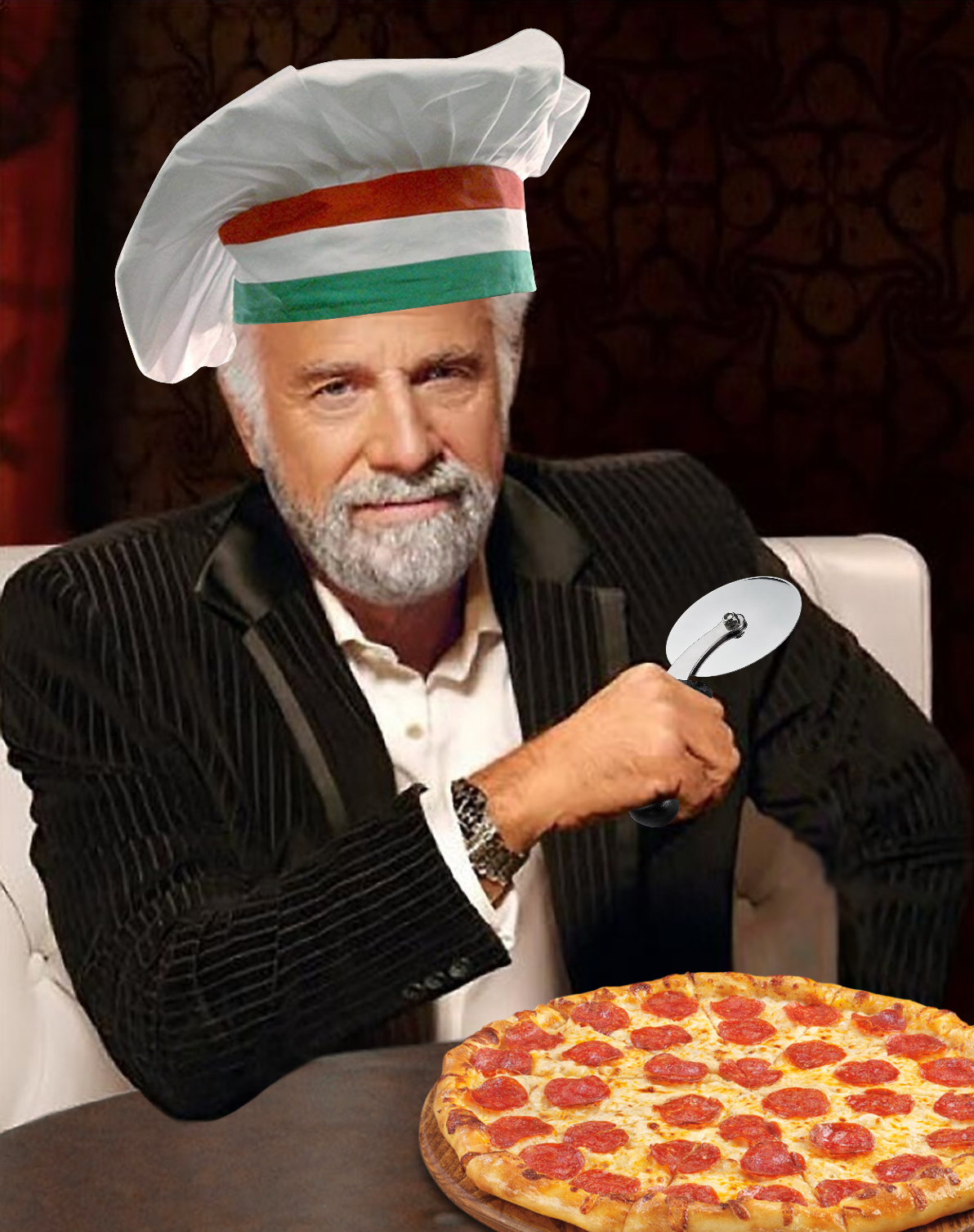 High Quality The Most Interesting Chef Blank Meme Template
