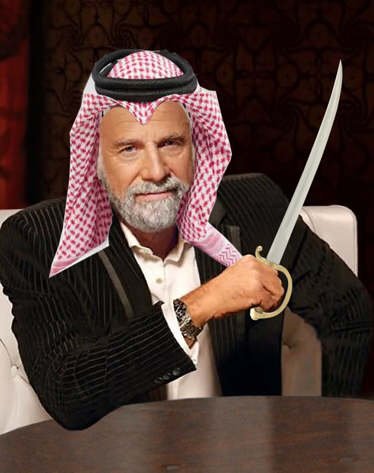 The Most Interesting Man In Saudi Arabia Blank Meme Template