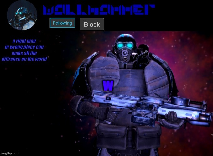 wallhammer | w | image tagged in wallhammer | made w/ Imgflip meme maker