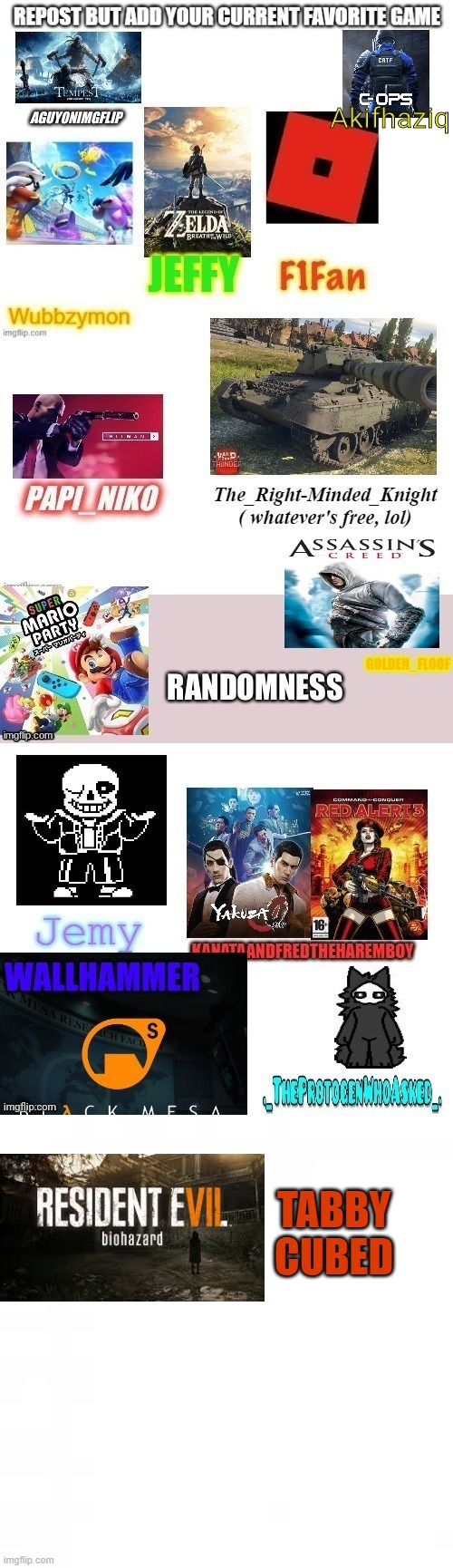 redisdent evil 7 is the best one | TABBY CUBED | made w/ Imgflip meme maker