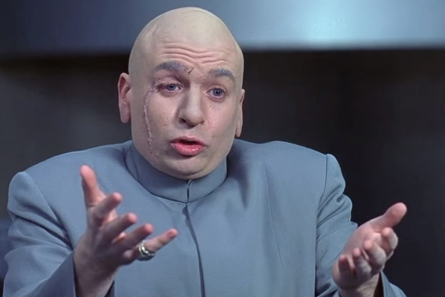 Dr Evil Come Here Blank Meme Template