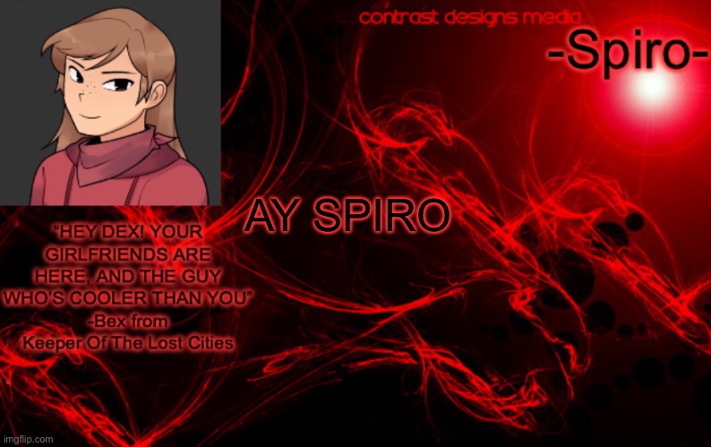 -Spiro- Temp (Made by -.Simber.-) | AY SPIRO | image tagged in -spiro- temp made by - simber - | made w/ Imgflip meme maker