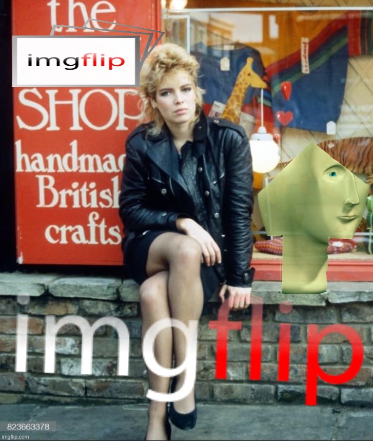 High Quality The Imgflip Shop Kim Wilde Blank Meme Template