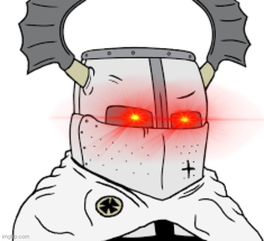 triggered knight | image tagged in triggered knight | made w/ Imgflip meme maker