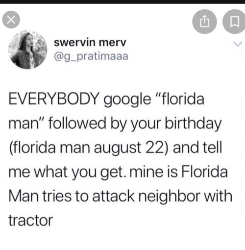 Florida man birthday Blank Meme Template