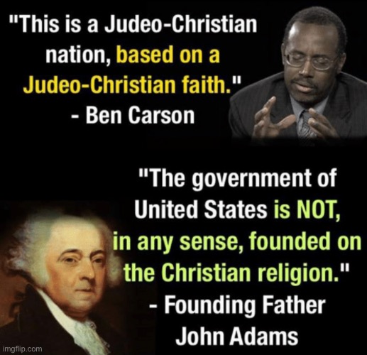 John Adams vs. Ben Carson | image tagged in john adams vs ben carson | made w/ Imgflip meme maker