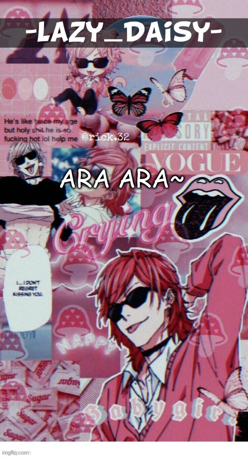 ARA ARA~ | image tagged in anime meme | made w/ Imgflip meme maker