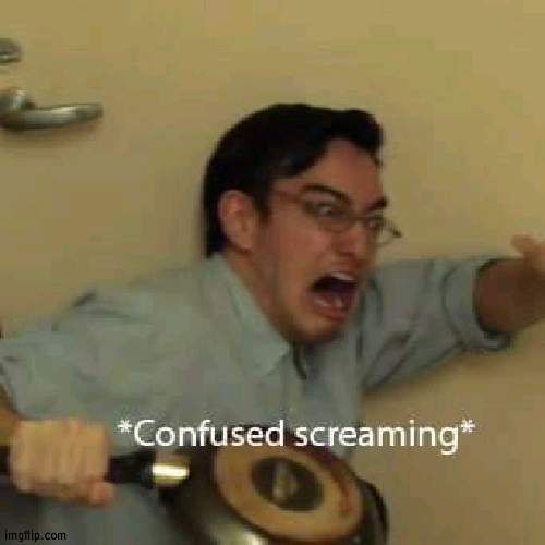 filthy frank confused scream | image tagged in filthy frank confused scream | made w/ Imgflip meme maker