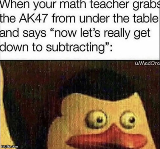 It’s subtracting time | made w/ Imgflip meme maker