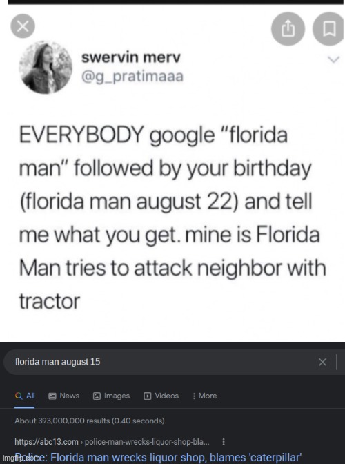 what????????? | image tagged in funny,florida man,haha brrrrrrr,birthday,have a nice day | made w/ Imgflip meme maker