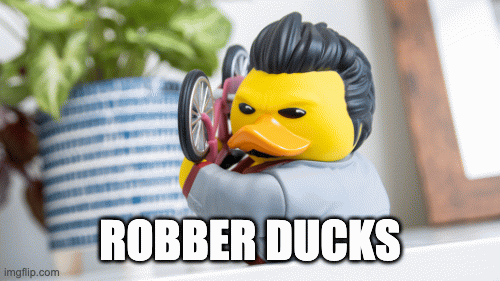 robber ducks | ROBBER DUCKS | image tagged in gifs | made w/ Imgflip images-to-gif maker