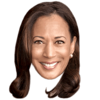 Kamala Harris head Blank Meme Template