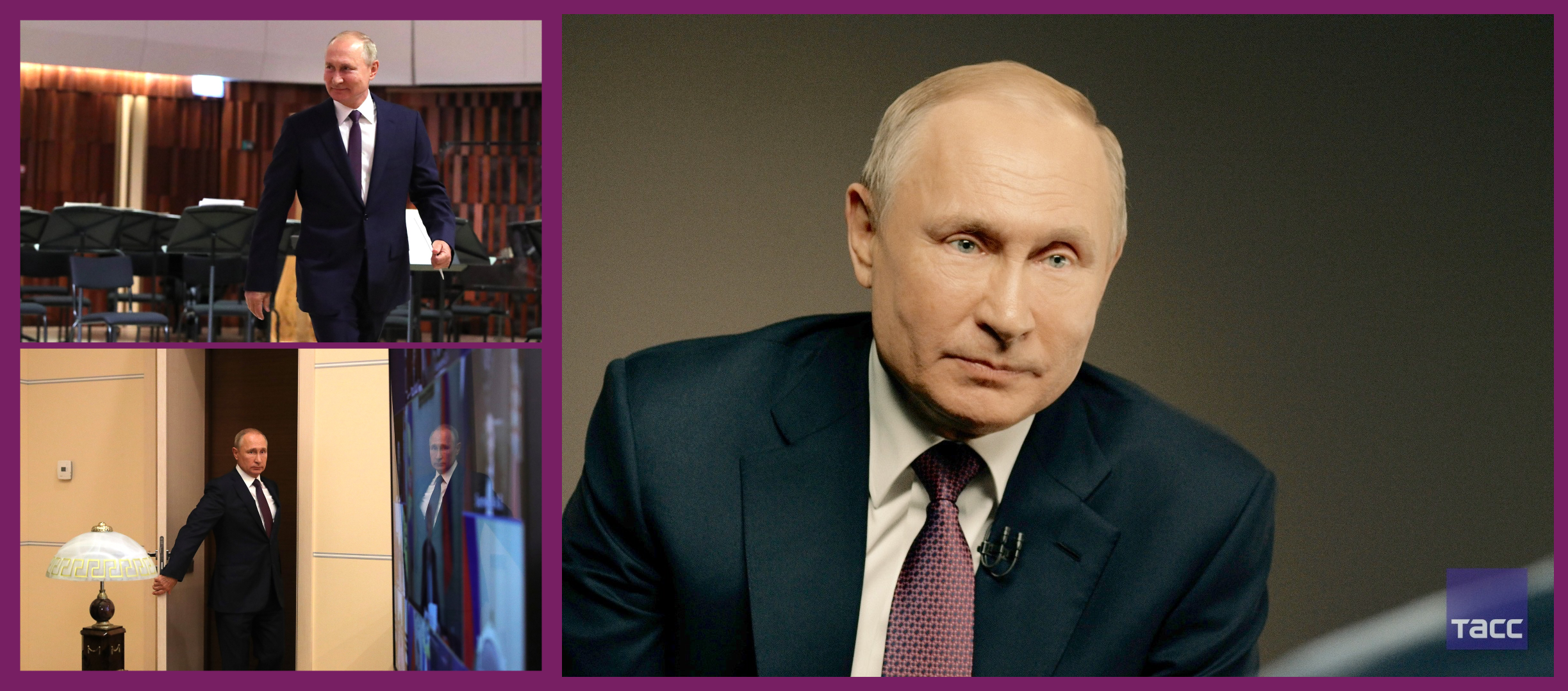 Putin's birthday interview to Tass in 2020 Blank Meme Template