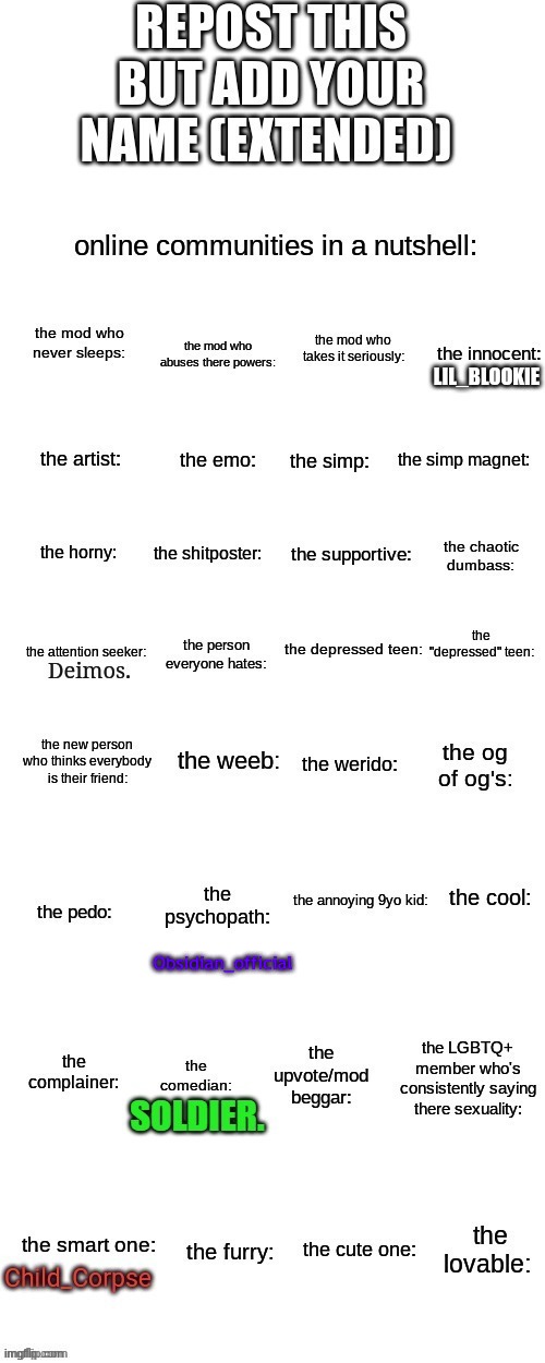 Obsidian_official | image tagged in repost | made w/ Imgflip meme maker