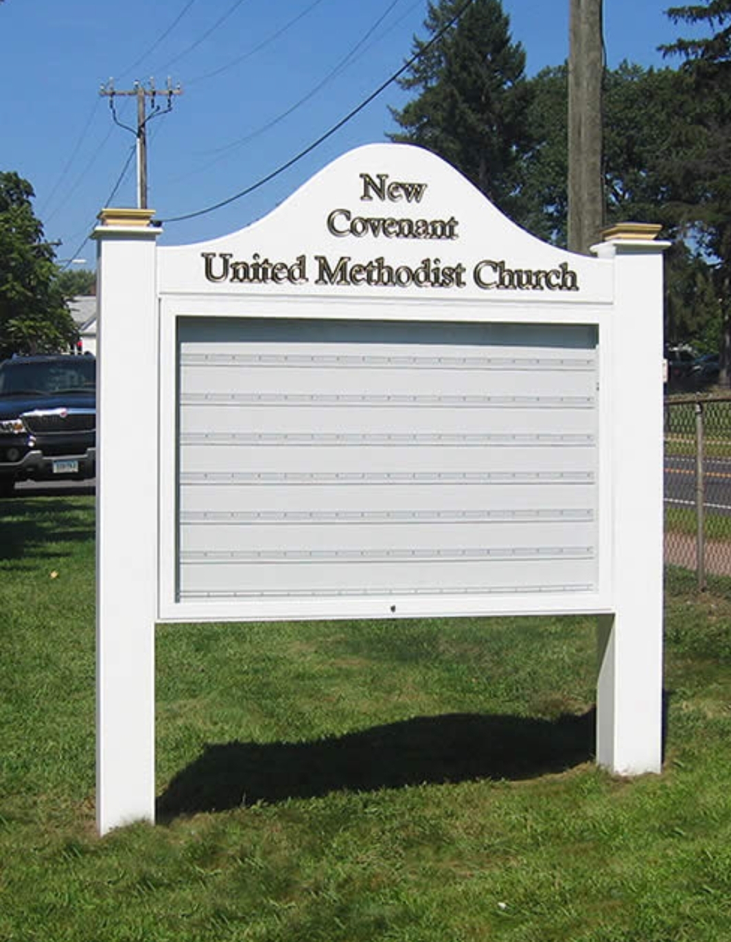 Blank church sign Blank Meme Template