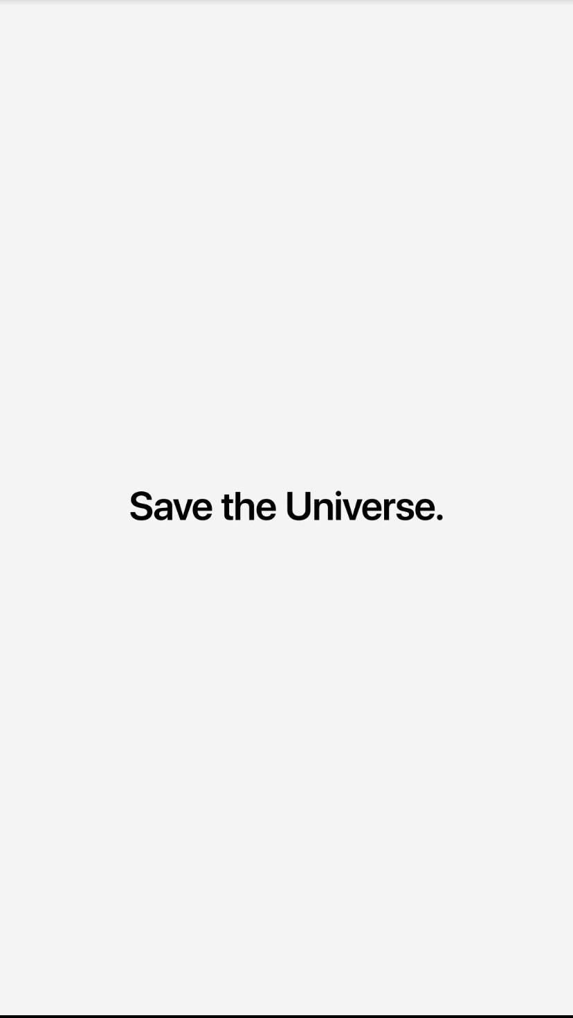 High Quality Save the universe Blank Meme Template