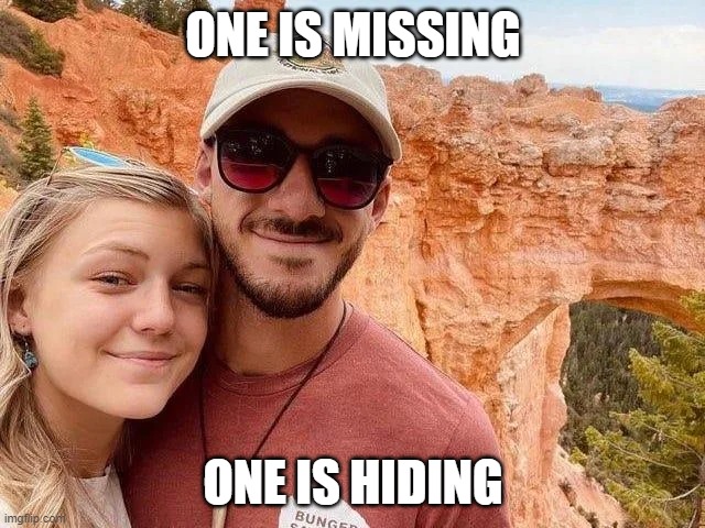 one is missing | ONE IS MISSING; ONE IS HIDING | image tagged in missing,hiding,girlfriend,tiktok | made w/ Imgflip meme maker