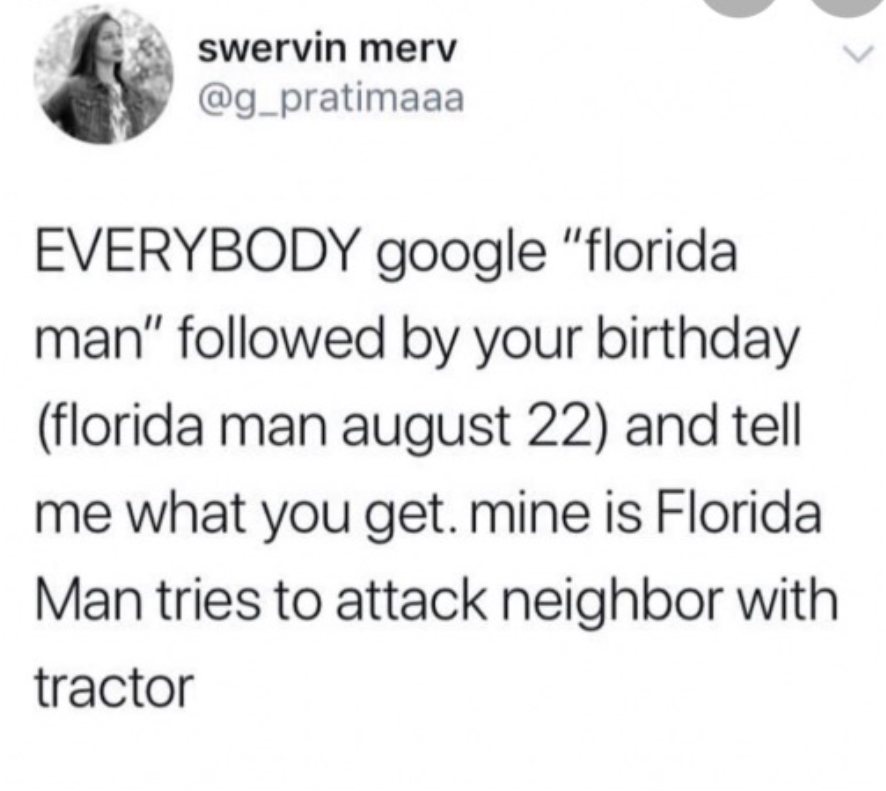 High Quality Florida Man Blank Meme Template